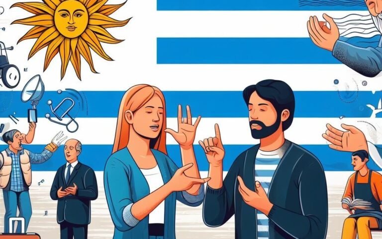 Lengua de Señas Uruguaya, lengua viso-espacial